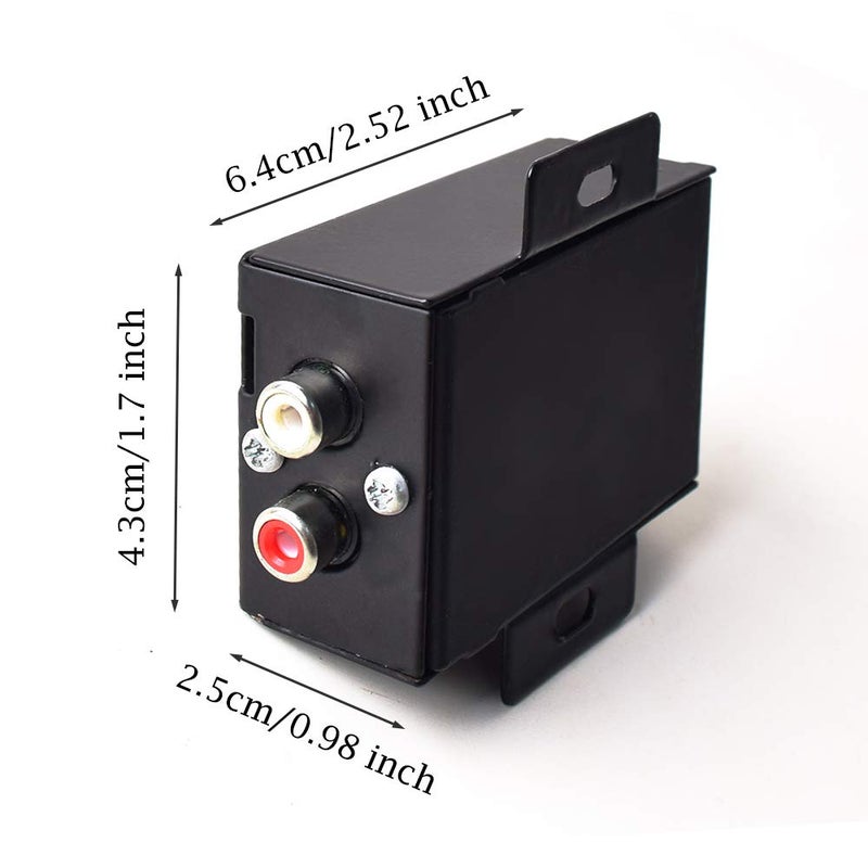 Ekylin Car Audio Noise Isolator Filter Radio Noise Eliminator for Auto Truck Boat Speakers Amplifier Equalizer RCA Signal - Image 2